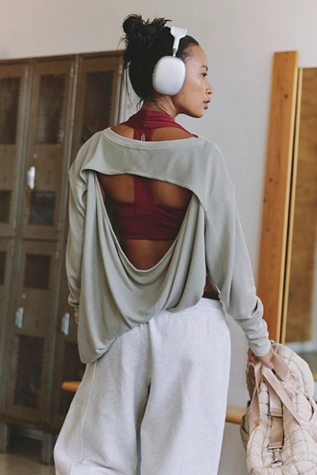 free people Pass It On Layer Sage Stone