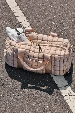 free people Quilted Duffle Mineral