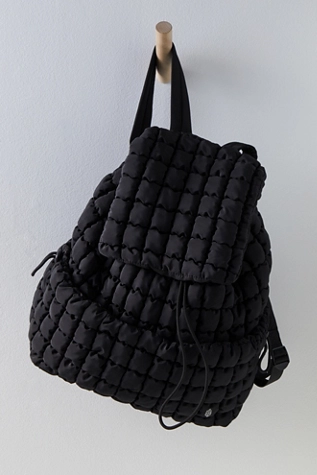 Free People Quilted Hiker Pack Black