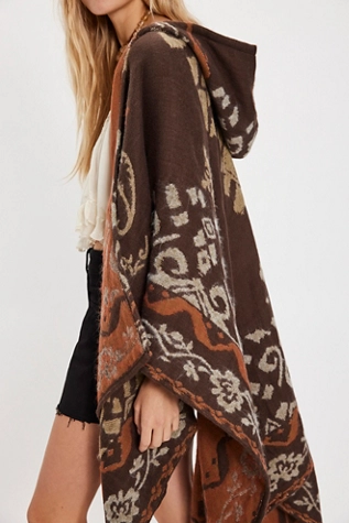 Free People Rown Printed Duster Brown