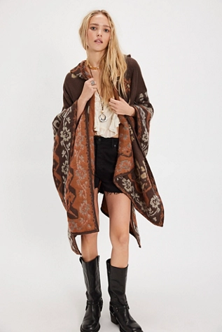 Free People Rown Printed Duster Brown
