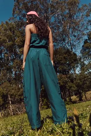 Free People Shot Clock Onesie Deep Water