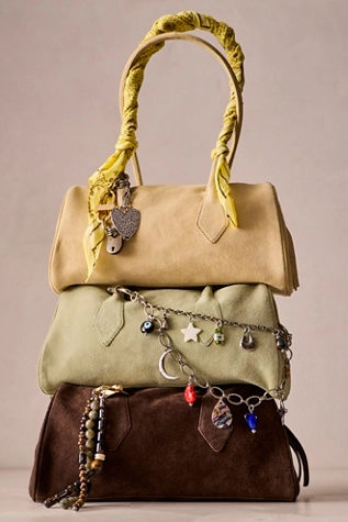 Free People Sierra Suede Shoulder Bag Sage