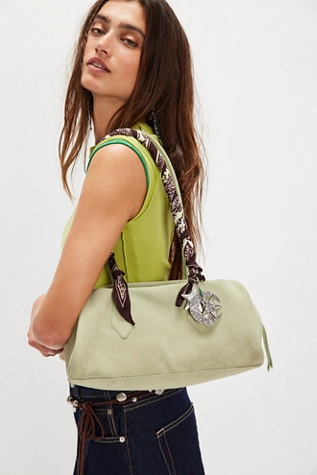 free people Sierra Suede Shoulder Bag Sage