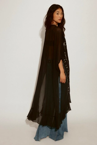 Free People So Billie Studded Duster Black