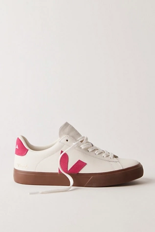Free People Veja Campo Sneakers White / Pink/ Bark