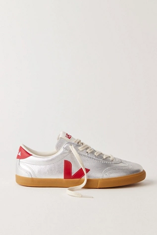 Free People Veja Volley Sneakers Silver Pepper