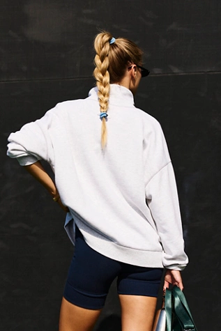 Free People Victory Set Heather Grey Navy Combo