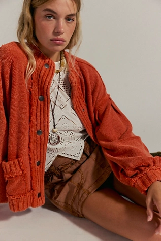 Free People We The Free Cute In This Cardi Chili