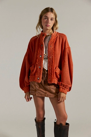Free People We The Free Cute In This Cardi Chili