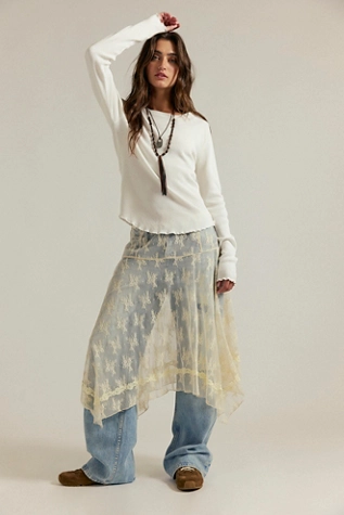 Free People We The Free Easy Does It Tee White