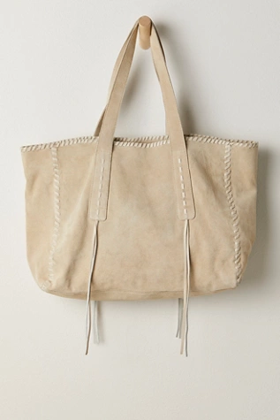 Free People Wren Whipstitch Tote Taupe