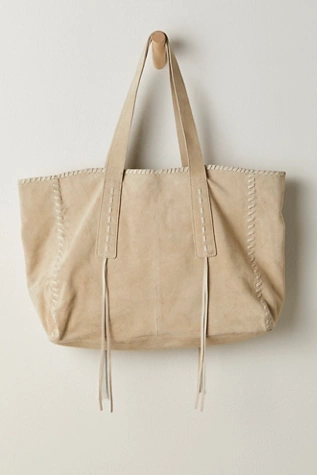 Free People Wren Whipstitch Tote Taupe
