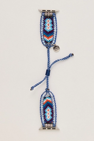 Free People Friendship Bracelet Apple Watch Band Regal Blue