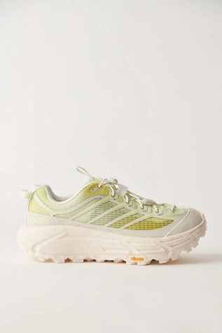 Free People HOKA® Mafate Three2 Grid Sneakers Truffle Salt / Sour Lemon