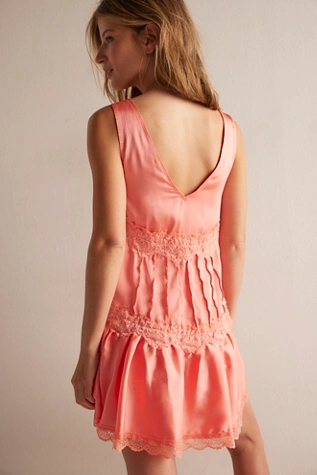 Free People In This Groove Mini Slip Desert Blossom