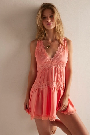 Free People In This Groove Mini Slip Desert Blossom