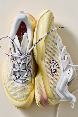 free people Lacoste For FP Mvmt AG-LT23 Ultra Sneakers White / Yellow