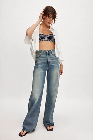 free people Levi's Ribcage Wide-Leg Jeans Tint Story