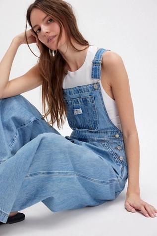 Free People Levi's XL Overalls Invested Indigo Overall