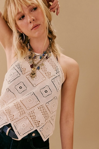 free people Maxamillion Charm Necklace Cross My Heart