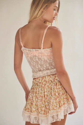 Free People Morning Breeze Shorts Sweet Buttercream Combo