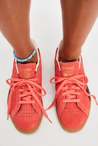 Free People Reebok Club C Grounds Sneakers Sunset Coral / Black / Gum