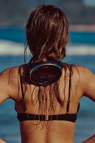 Free People Rhythm Wave Break Underwire Bikini Top Black