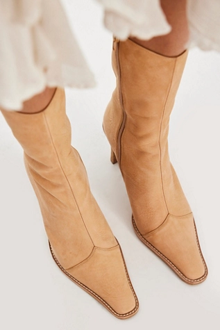 free people Sweet Talker Snip Toe Boots Banana Brush
