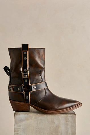 Free People We The Free Abroad Harness Boots Espresso