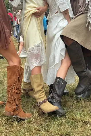 free people We The Free Alyse Convertible Over The Knee Boots Tan Suede