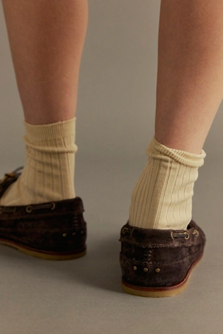 Free People We The Free Benny Boat Shoes Chocolate Suede