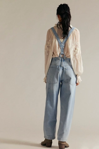Free People We The Free Berkley Suspender Jeans Homecoming