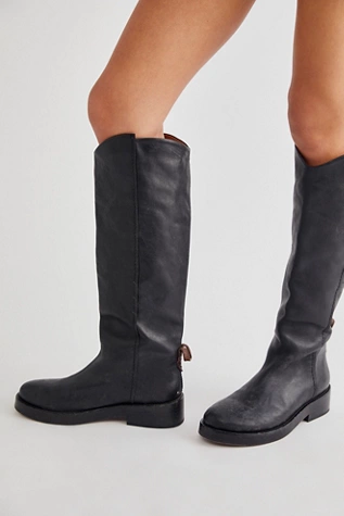 Free People We The Free Bryce Equestrian Boots Black