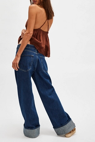 Free People We The Free East Bay Cuffed Jeans Concord