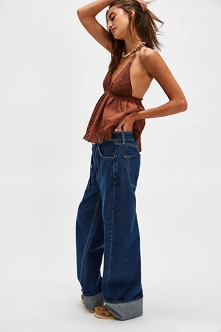 Free People We The Free East Bay Cuffed Jeans Concord