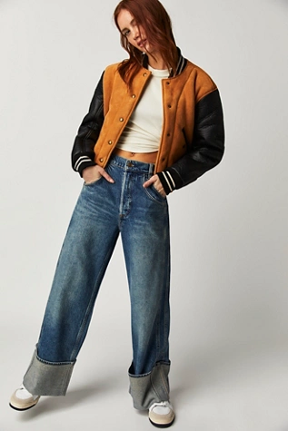 Free People We The Free Final Countdown Cuffed Low-Rise Jeans Zero