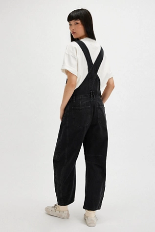 Free People We The Free Good Luck Barrel Overalls Soundwave