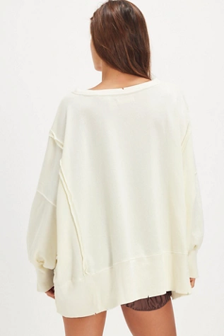 Free People We The Free Graphic Camden Pullover Mallard Combo