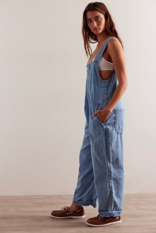 Free People We The Free Jude One-Piece Light Indigo