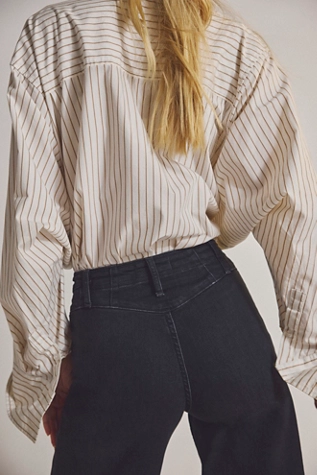 Free People We The Free Libre Wide-Leg Jeans Cafe Noir