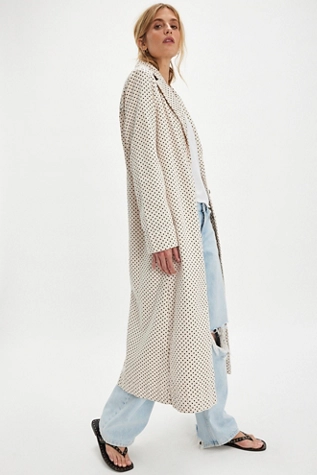 Free People We The Free Monique Denim Duster Tiny Dot