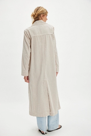 Free People We The Free Monique Denim Duster Tiny Dot