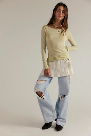 Free People We The Free Most Loved Long Sleeve Frozen Dew