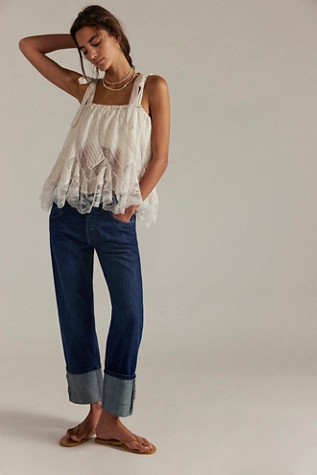 free people We The Free Slim Shade Selvedge Jeans Deep Indigo