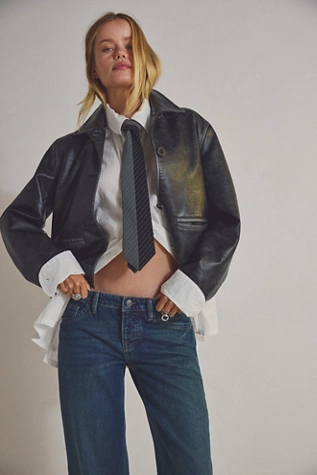 Free People We The Free Tennessee Low-Rise Boyfriend Jeans Outlaw