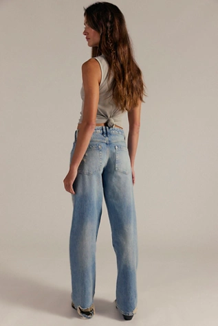 Free People We The Free Tennessee Low-Rise Boyfriend Studded Jeans Destroy Delphi