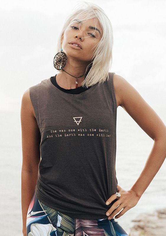 free spirit Earth Girl Organic Cotton Bamboo Yoga Top