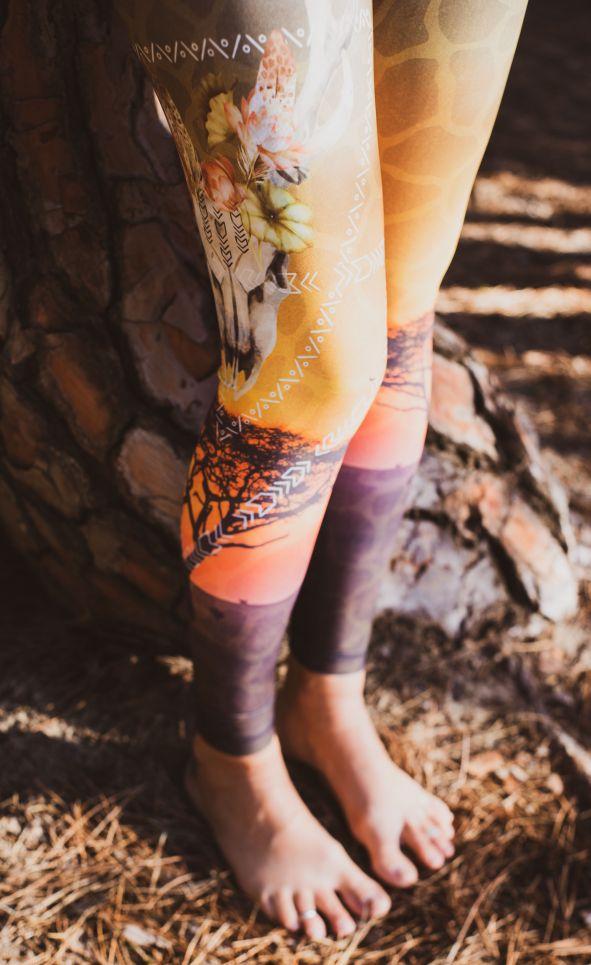 free spirit Eco Leggings Savannah Print