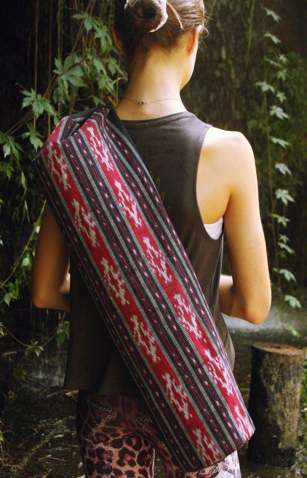 free spirit "Kintamani" Handwoven Yoga Mat Bag